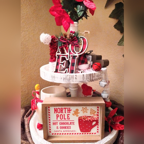 NEW Christmas Tiered Tray and Decor Rae Dunn Mug XTT3 - Picture 1 of 14